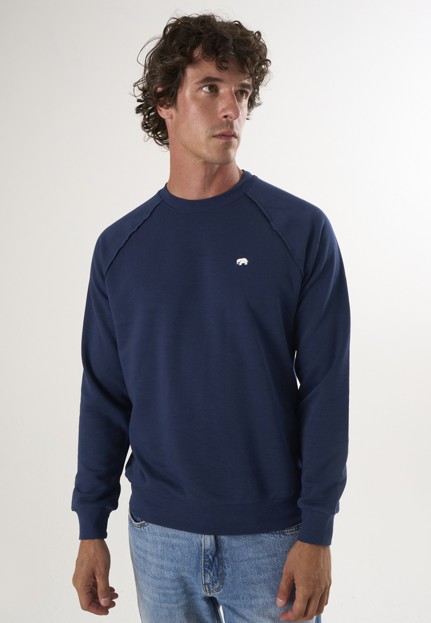 Thumbnail - Sweatshirt Basic Rundhals Sweatshirt
