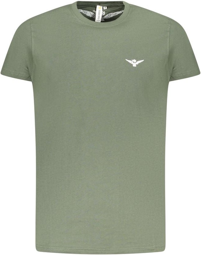 Accademia Militare Verde Baumwolle Herren T-Shirt