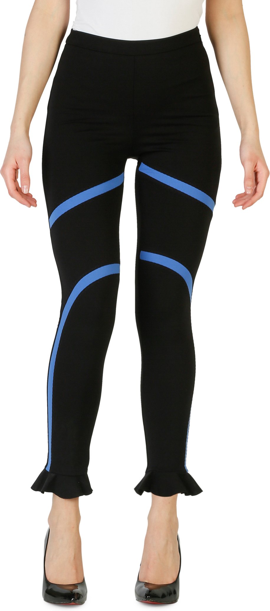 Leggings mit blauen Akzenten