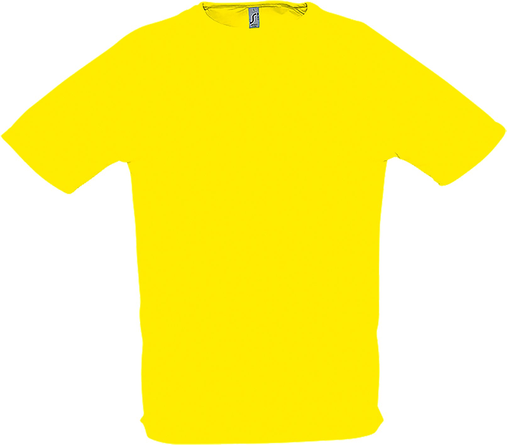 SOLS Herren Sporty Performance T-Shirt, Kurzarm, Rundhals (Zitrone)