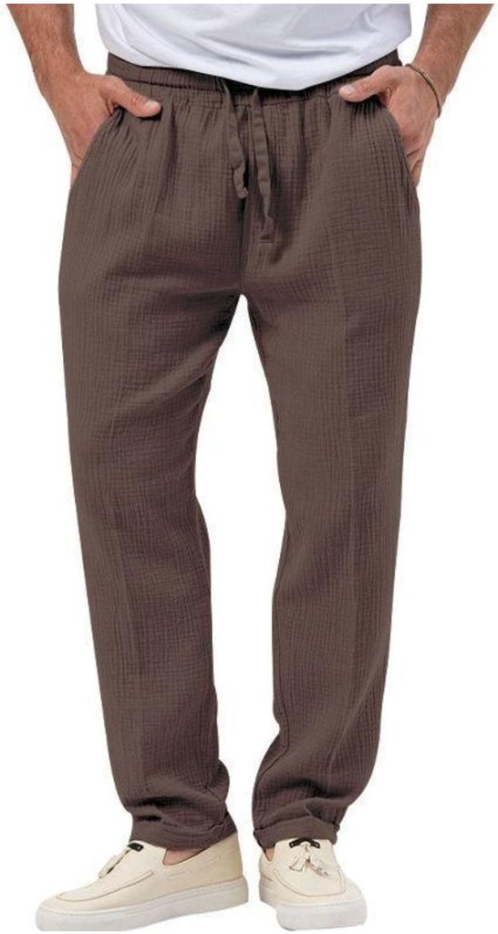 Hose mit Kordelzug und Polyester-Baumwoll-Mischung