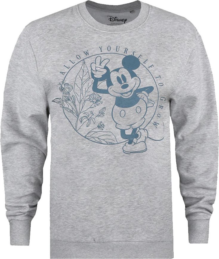 Disney - "Allow Yourself To Grow" Sweatshirt für Damen (Grau meliert)