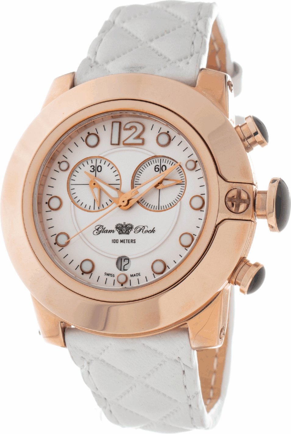 Glam Rock Damenuhr Quartz Gold