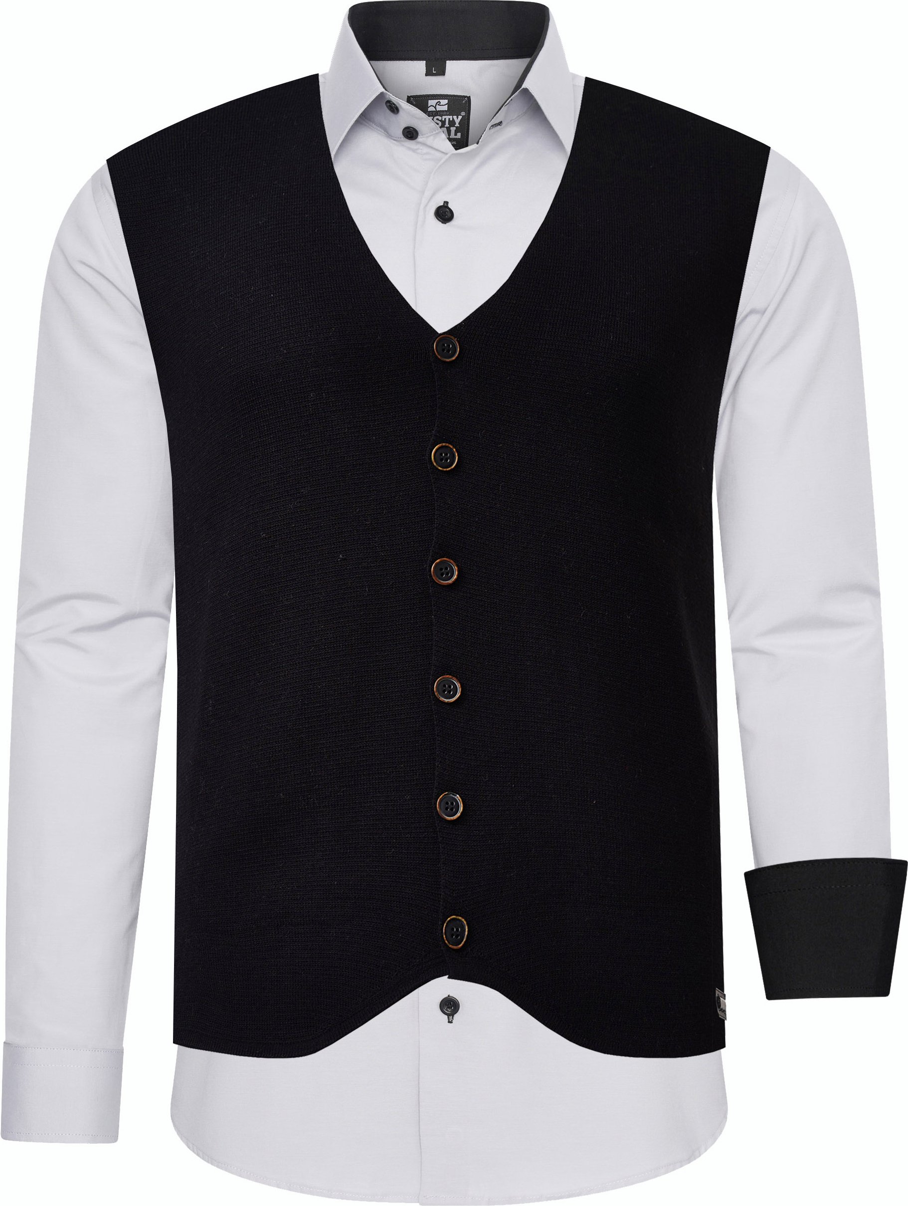 Hemd mit Weste 2er Set