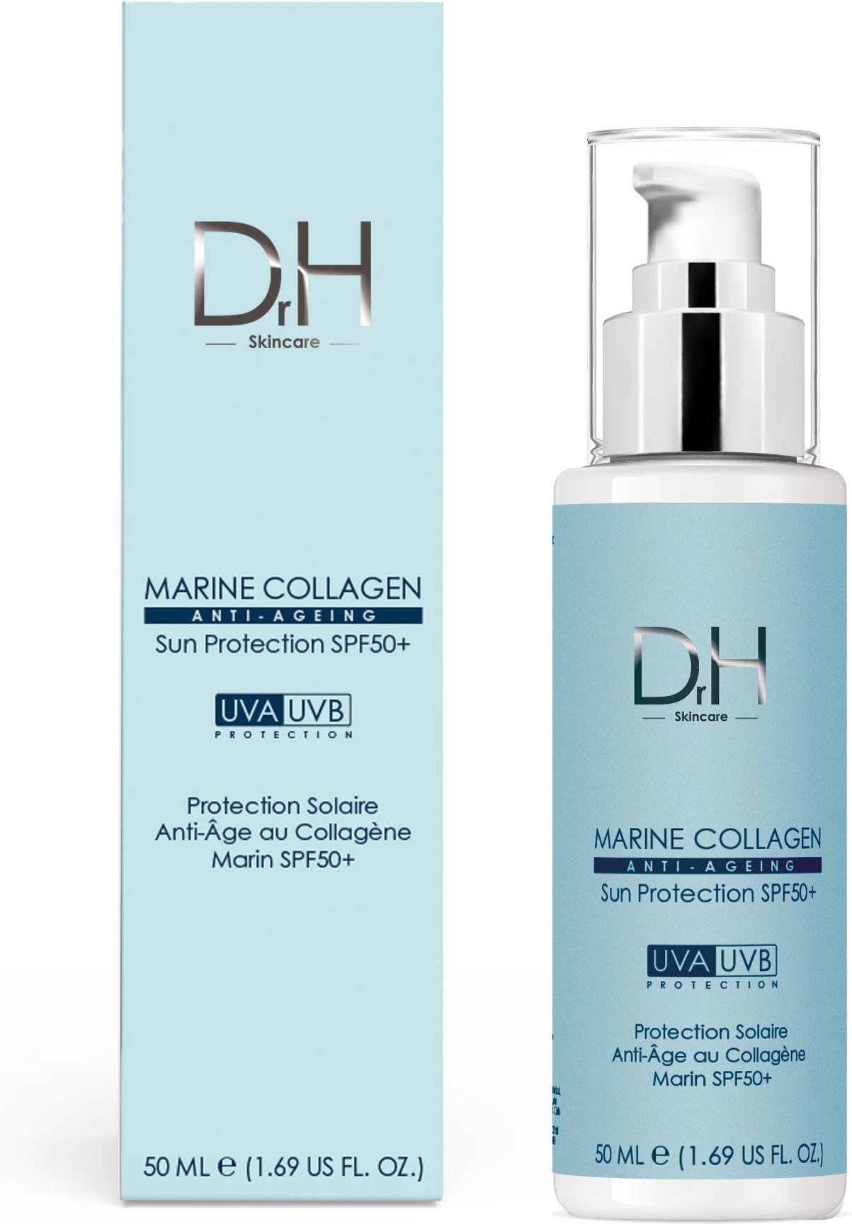 Dr H Anti-Aging Meereskollagen Sonnenschutz SPF 50 50ml