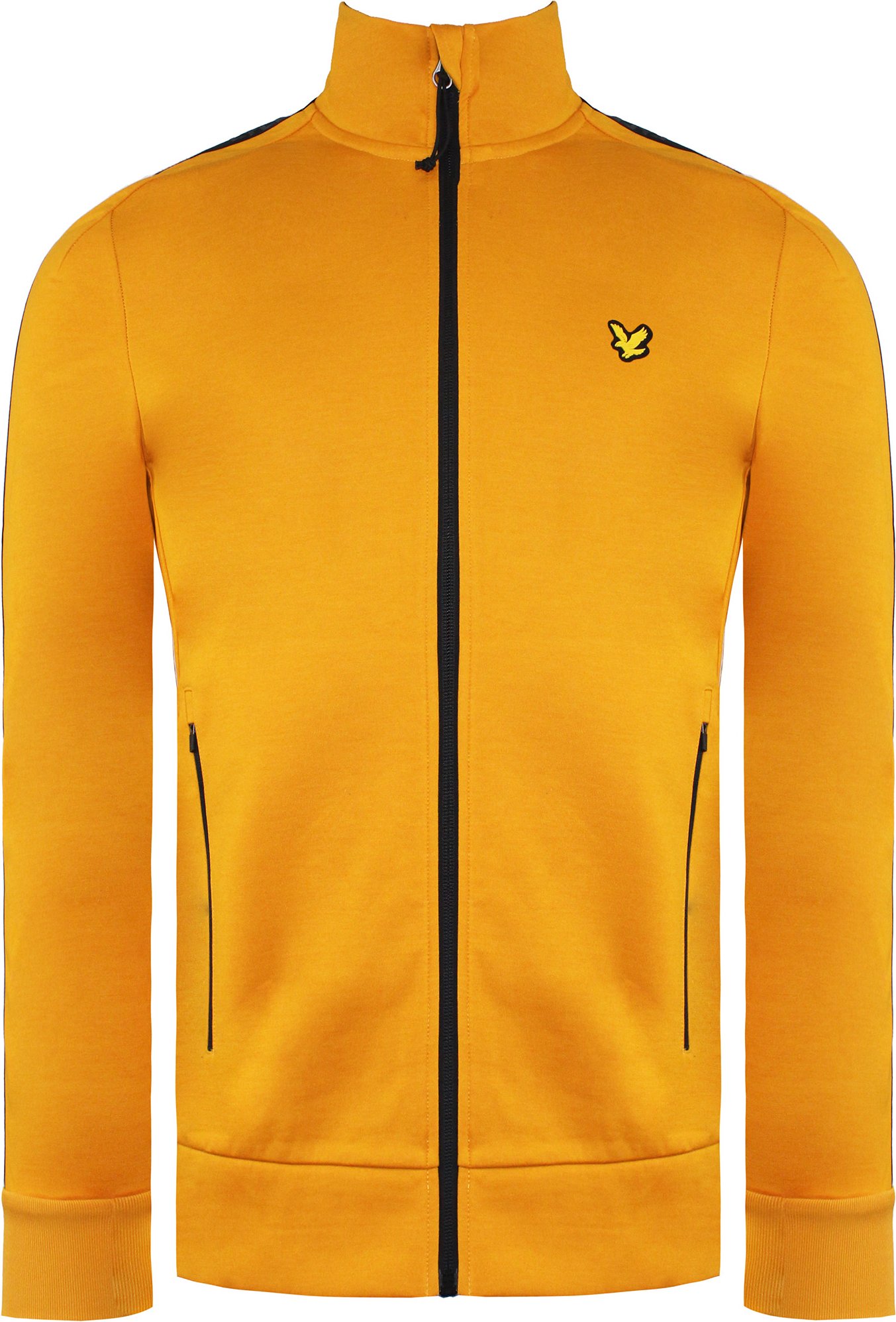 Lyle & Scott Tape Mens Yellow Track Jacke