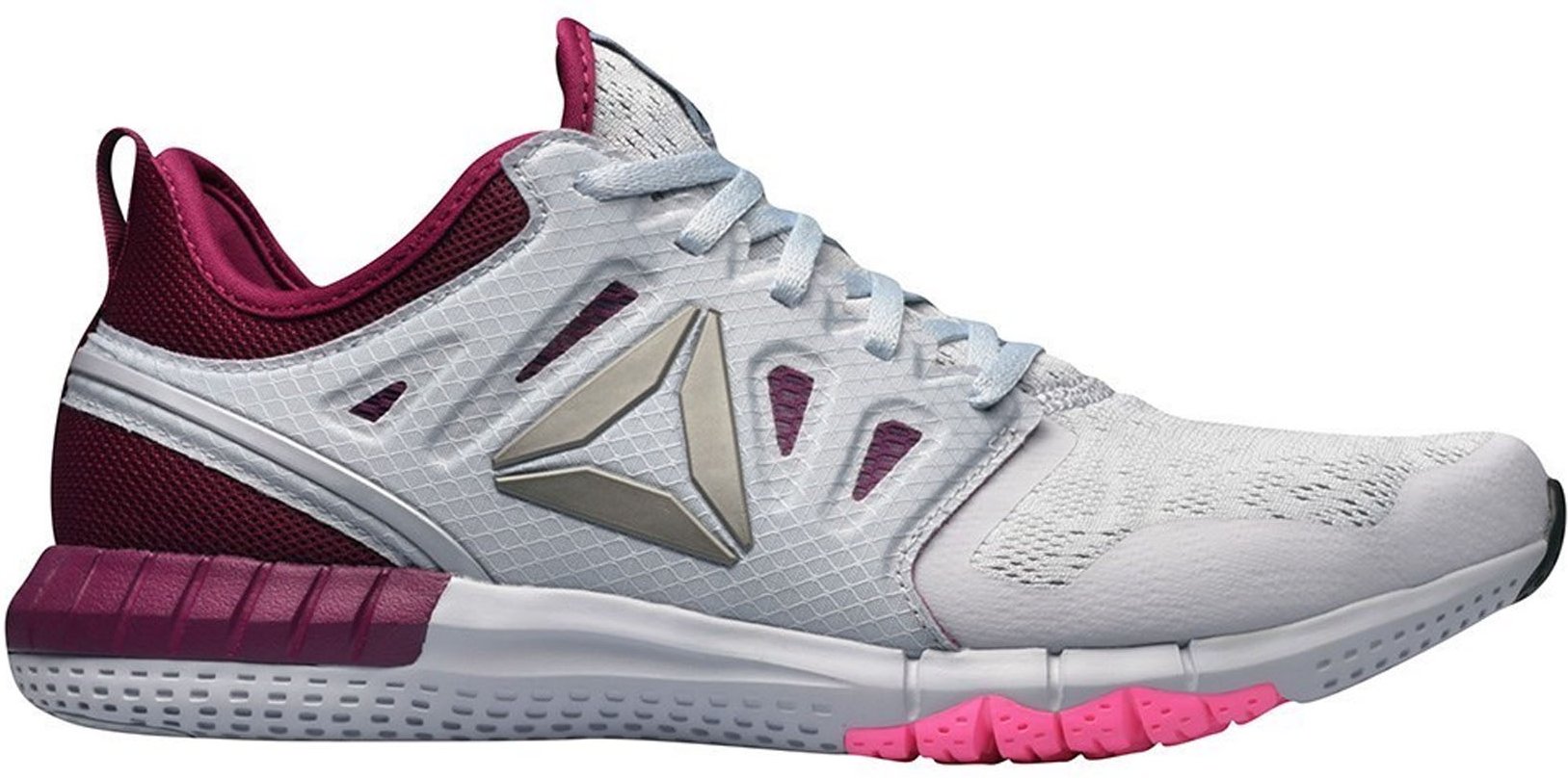 Reebok Zprint 3d Schnürung weiße synthetische Frauen Running Trainer AR0661