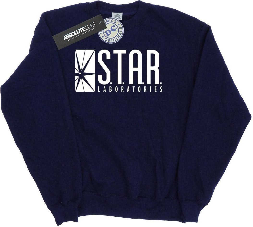 DC Comics - "STAR Labs" Sweatshirt für Damen (Marineblau)