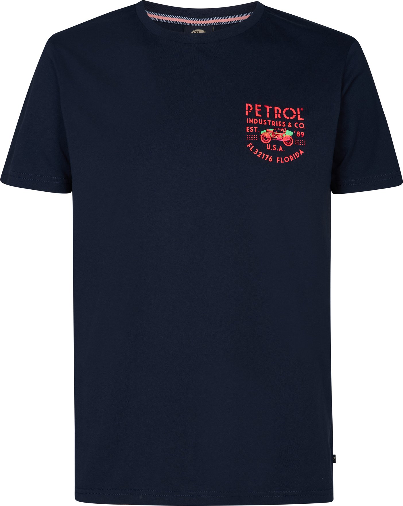 Petrol Industries - T-Shirt mit Rückenaufdruck Beachbay Herren - Blau