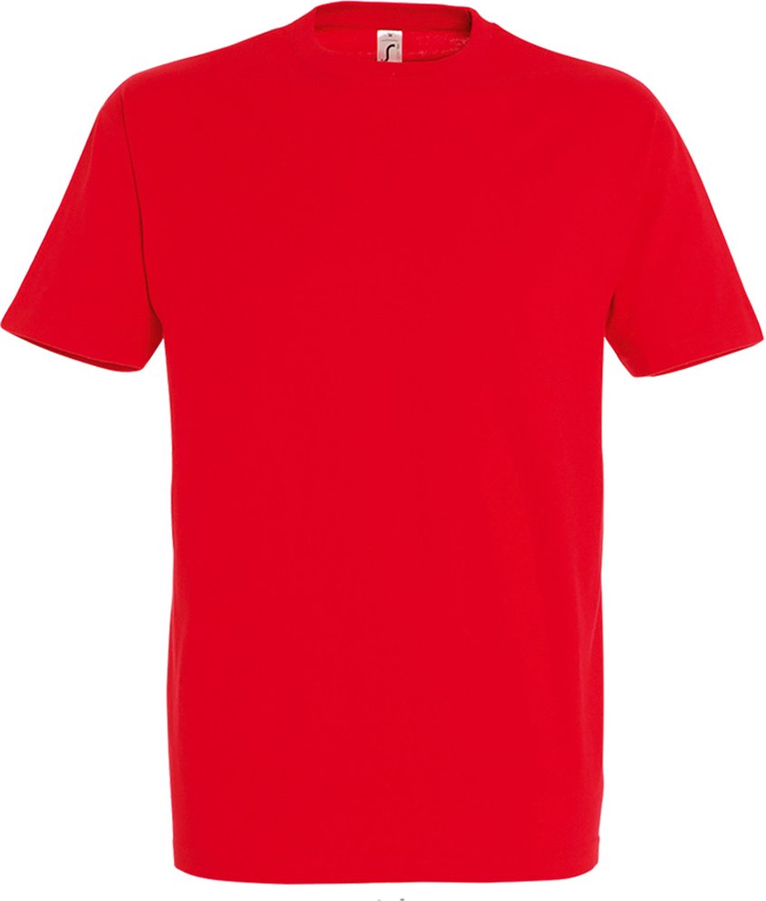 SOLS Mens Imperial Heavyweight Short Sleeve T-Shirt (Rot)