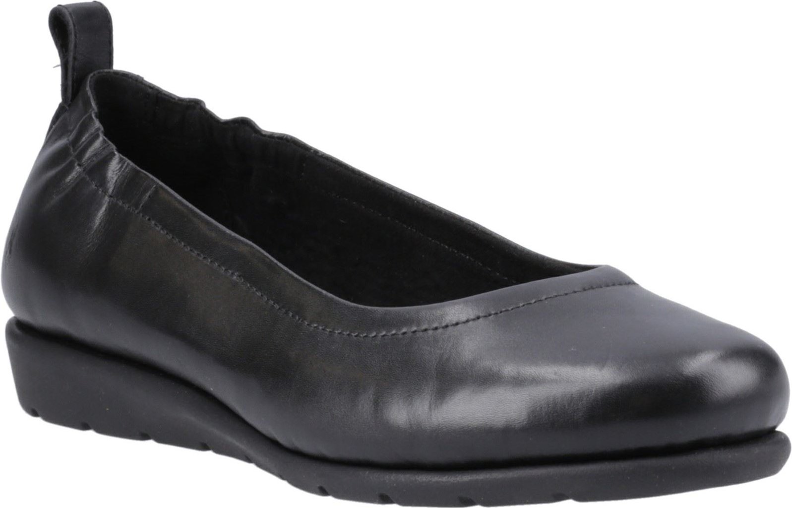 Hush Puppies Skylar Leder Damen Ballerinas schwarz