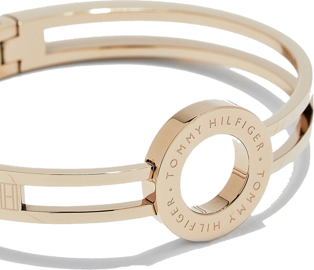 Tommy Hilfiger Damen Armreif aus Edelstahl - Roségold 2780316
