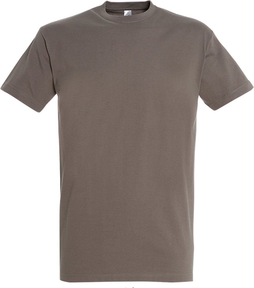 SOLS Mens Imperial Heavyweight Short Sleeve T-Shirt (Zink)