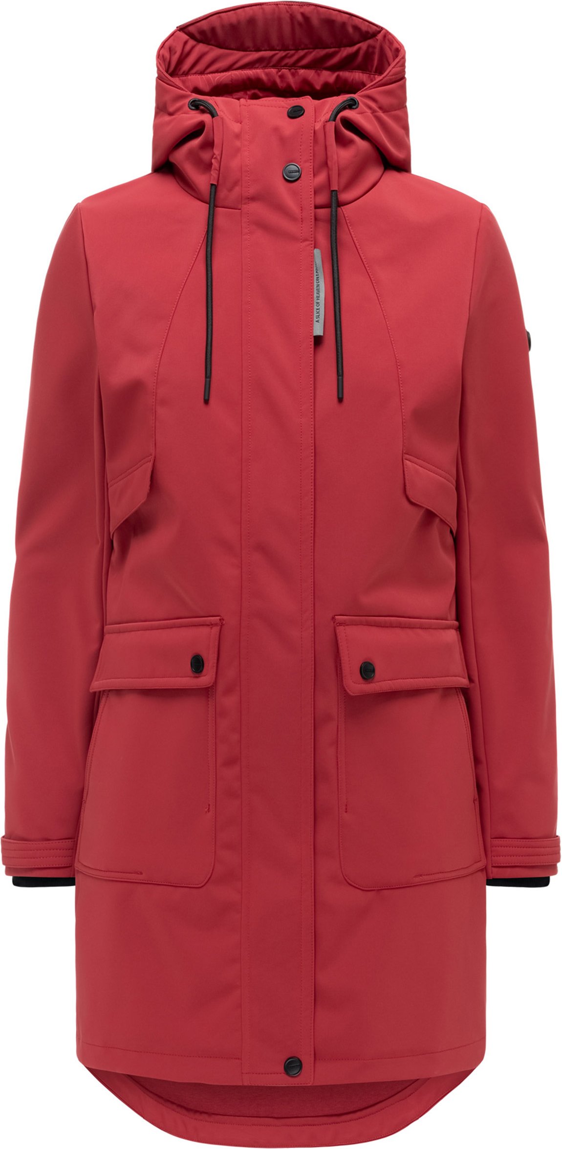 Navahoo Damen Softshell Übergangsjacke Morgennebel mit Kapuze