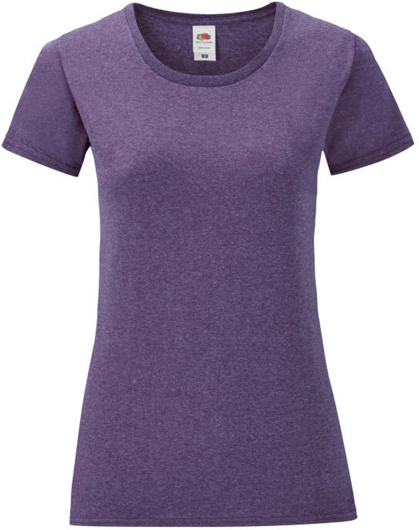 Fruit of the Loom - "Iconic" T-Shirt für Damen (Violett meliert)