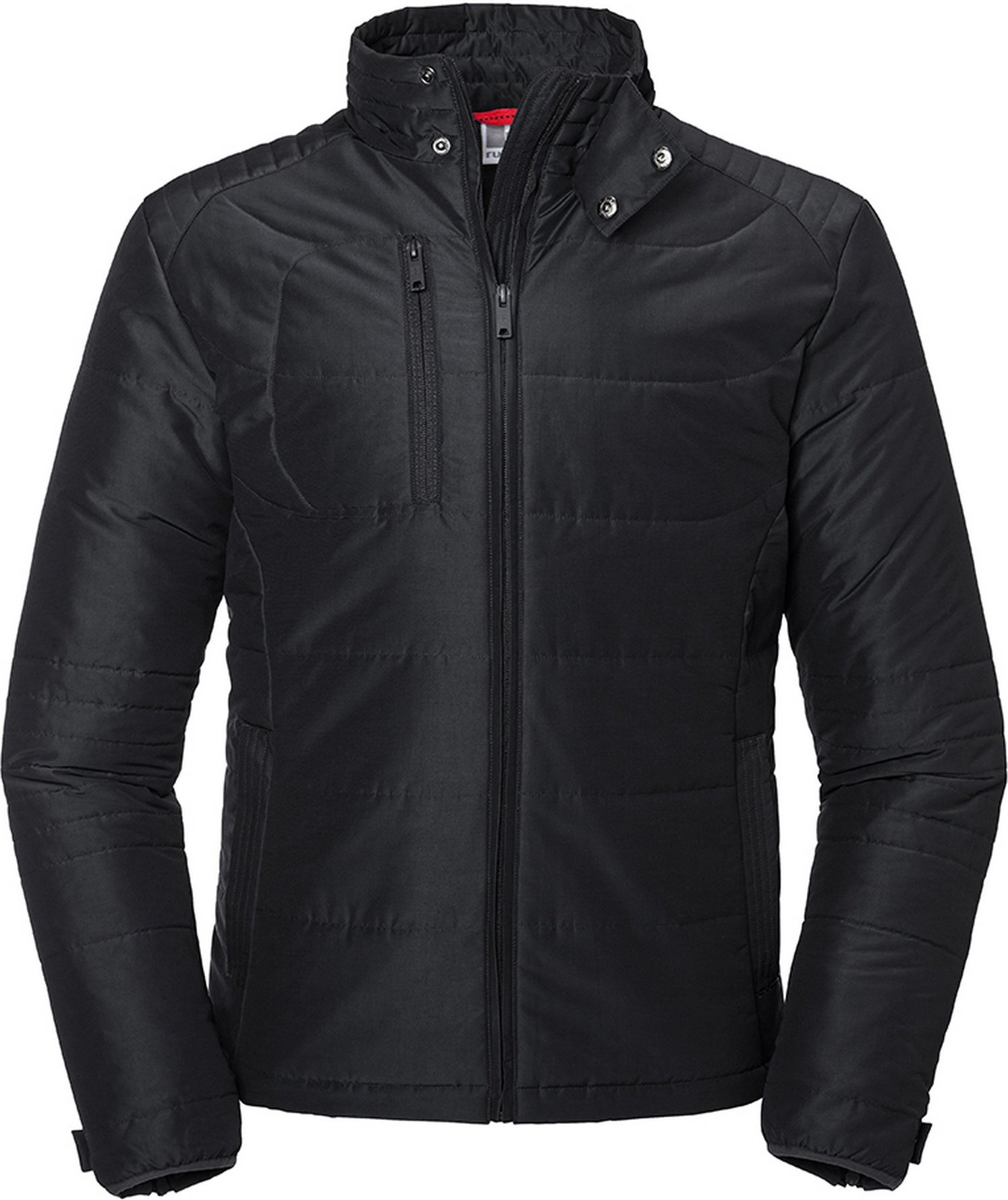 Russell Mens Cross Gepolsterte Jacke (Schwarz)