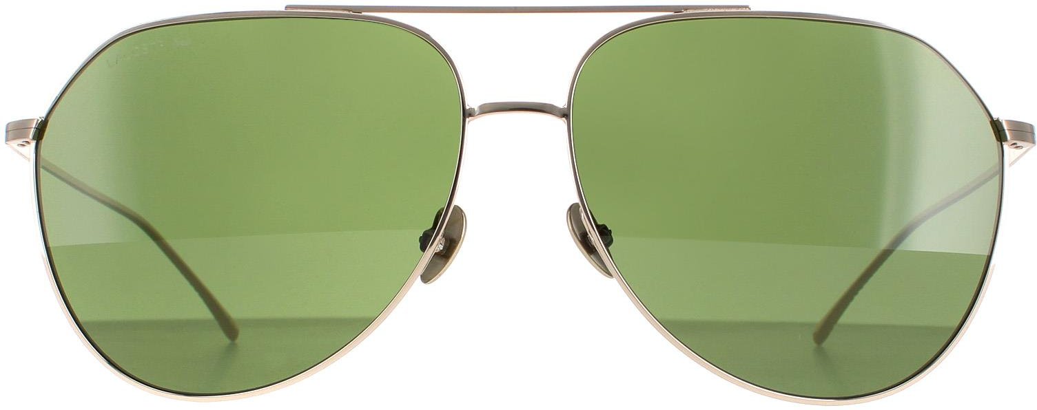 Lacoste Aviator Unisex Glänzend Gold Grün L209S