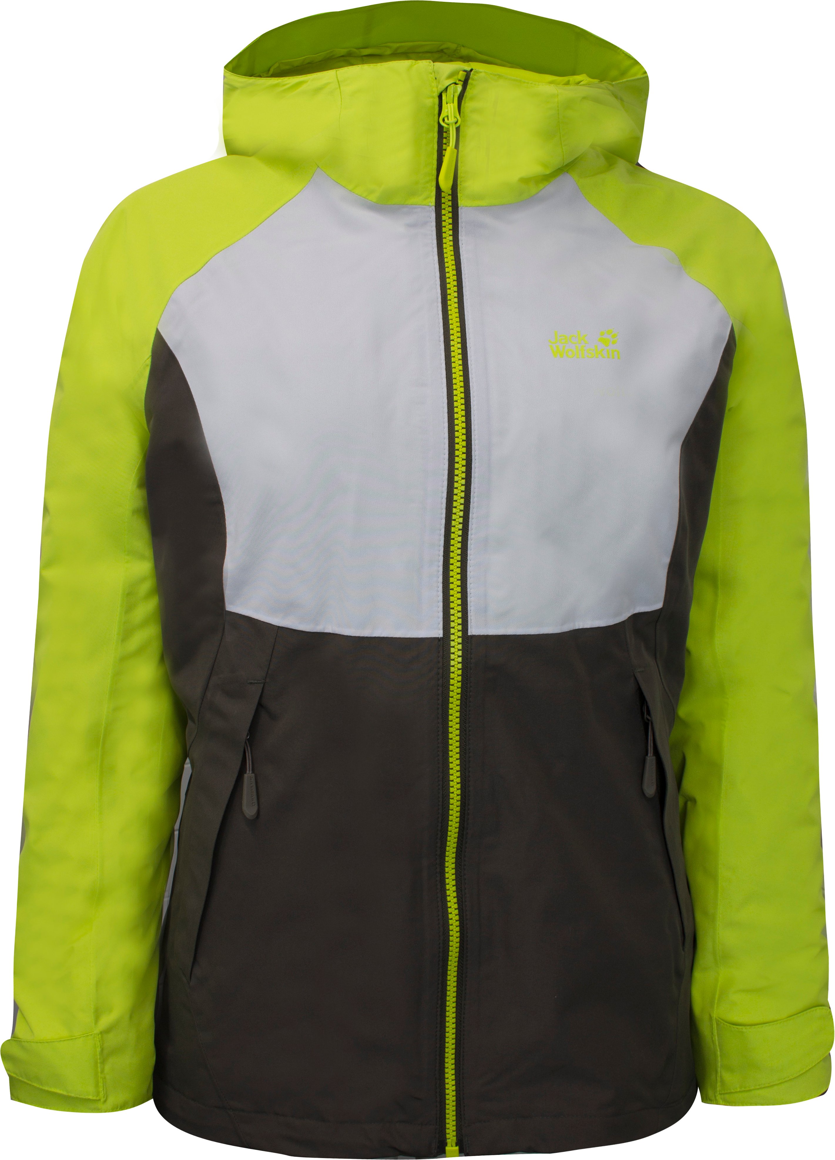 Jack Wolfskin Mount Isa 3in1 Womens Grey/Green Jacke