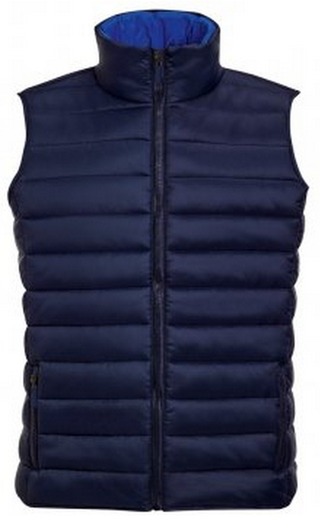 SOLS Mens Wave gepolsterte wasserabweisende Weste (Marine)