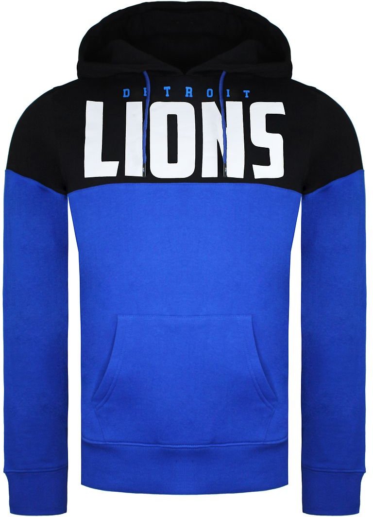 Fanatiker NFL Detroit Lions Pannelled Mens Hoodie