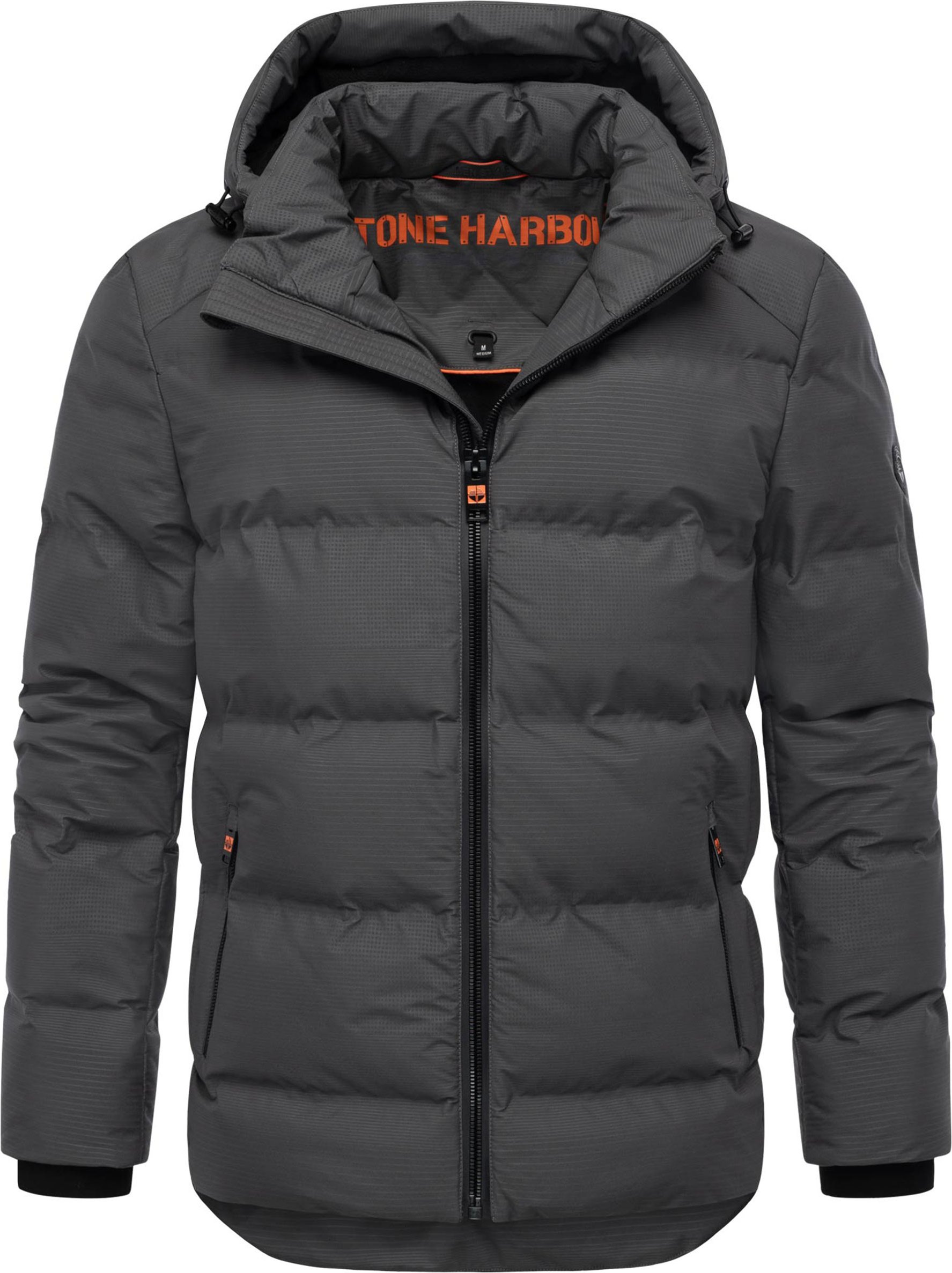 Stone Harbour Herren Winterjacke Gavriloo mit abnehmbarer Kapuze & Fleecefutter