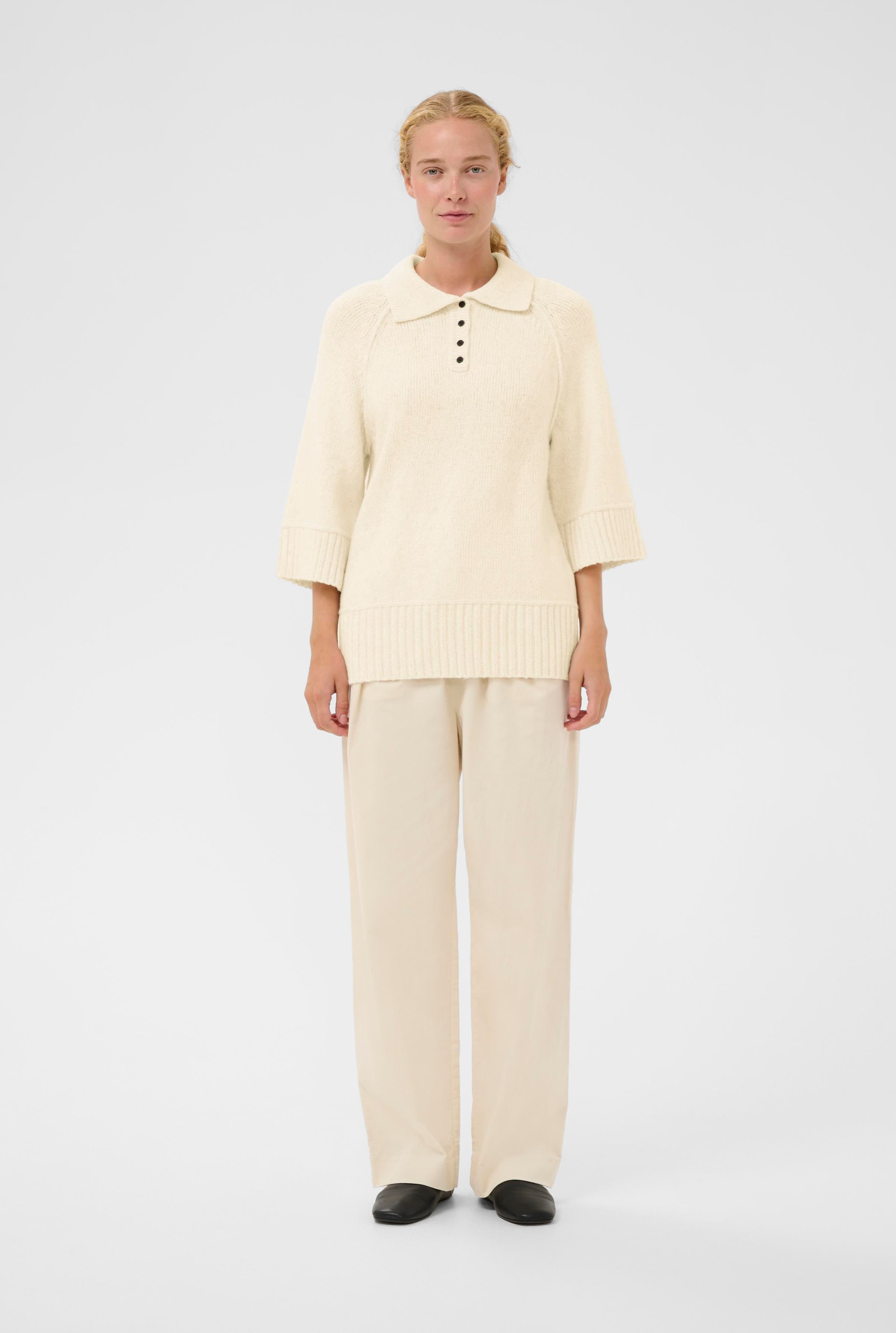 Kurzarm-Bluse NUMAIW Kurzarm-Bluse Baggy fit