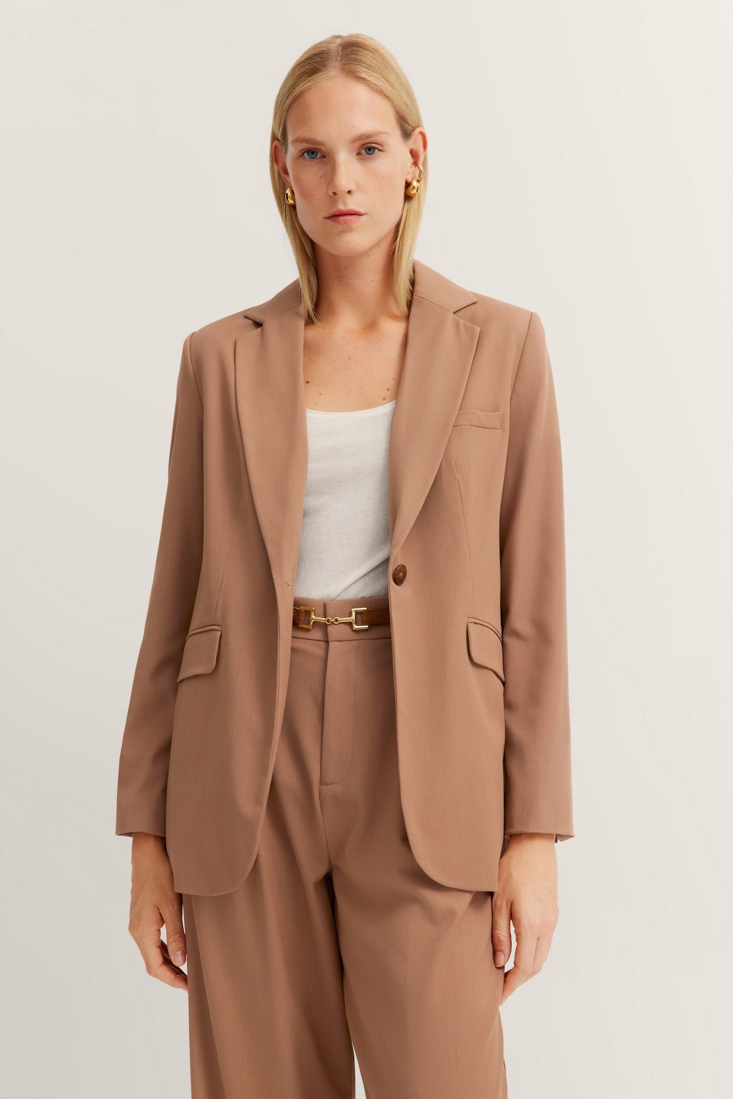 Bugatti Damen Blazer aus elastischem Viskosemix