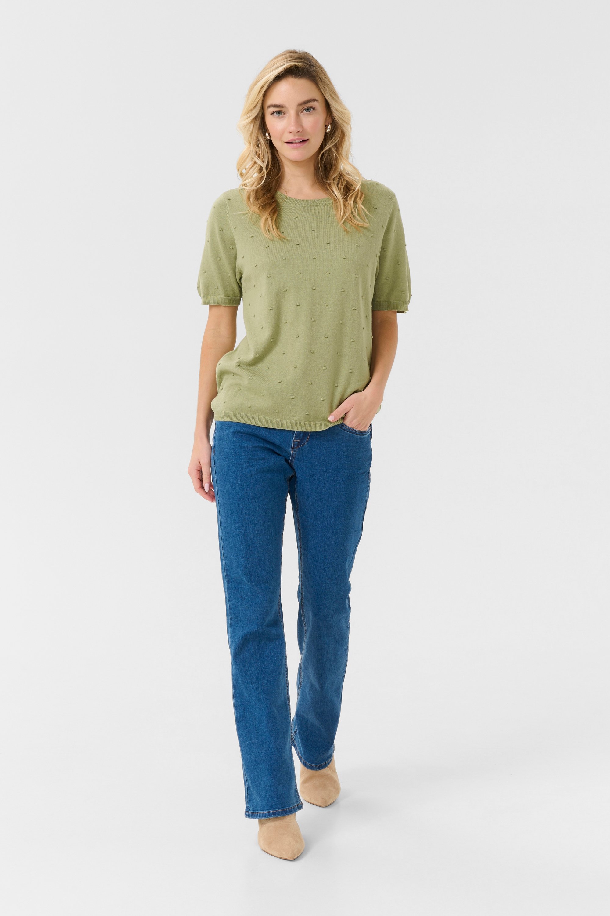 Strickpullover Straight fit green