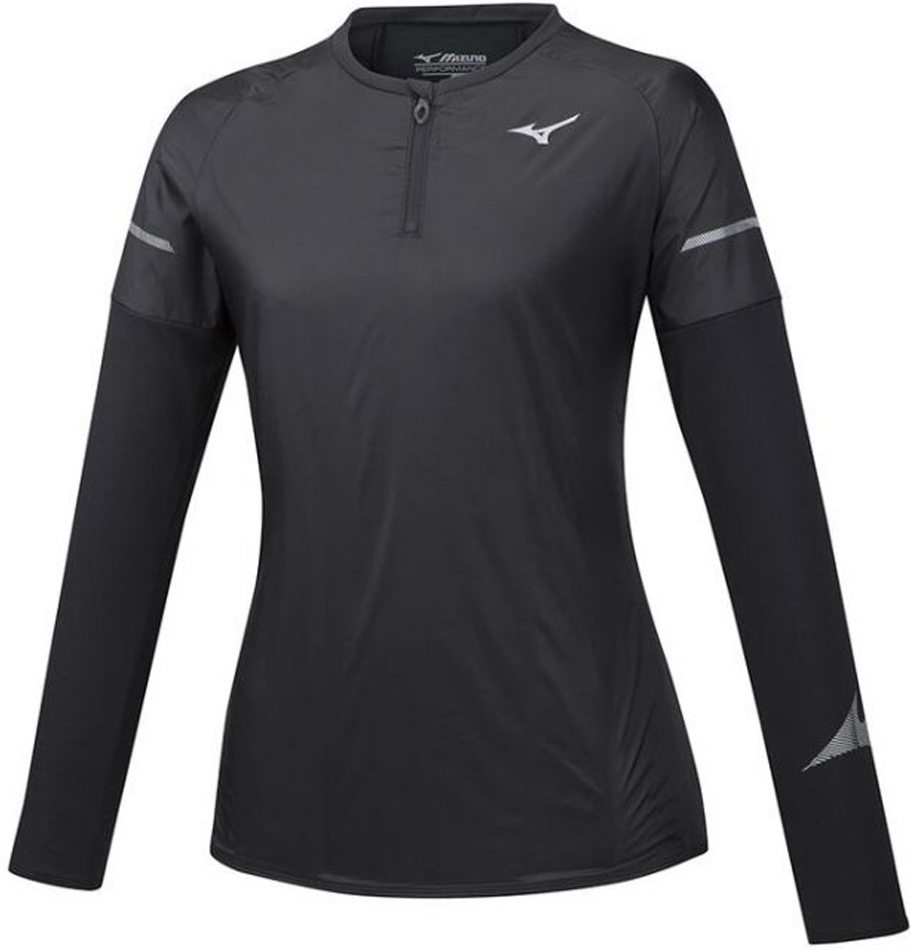 Mizuno Hineri Hybrid Womens Black Top