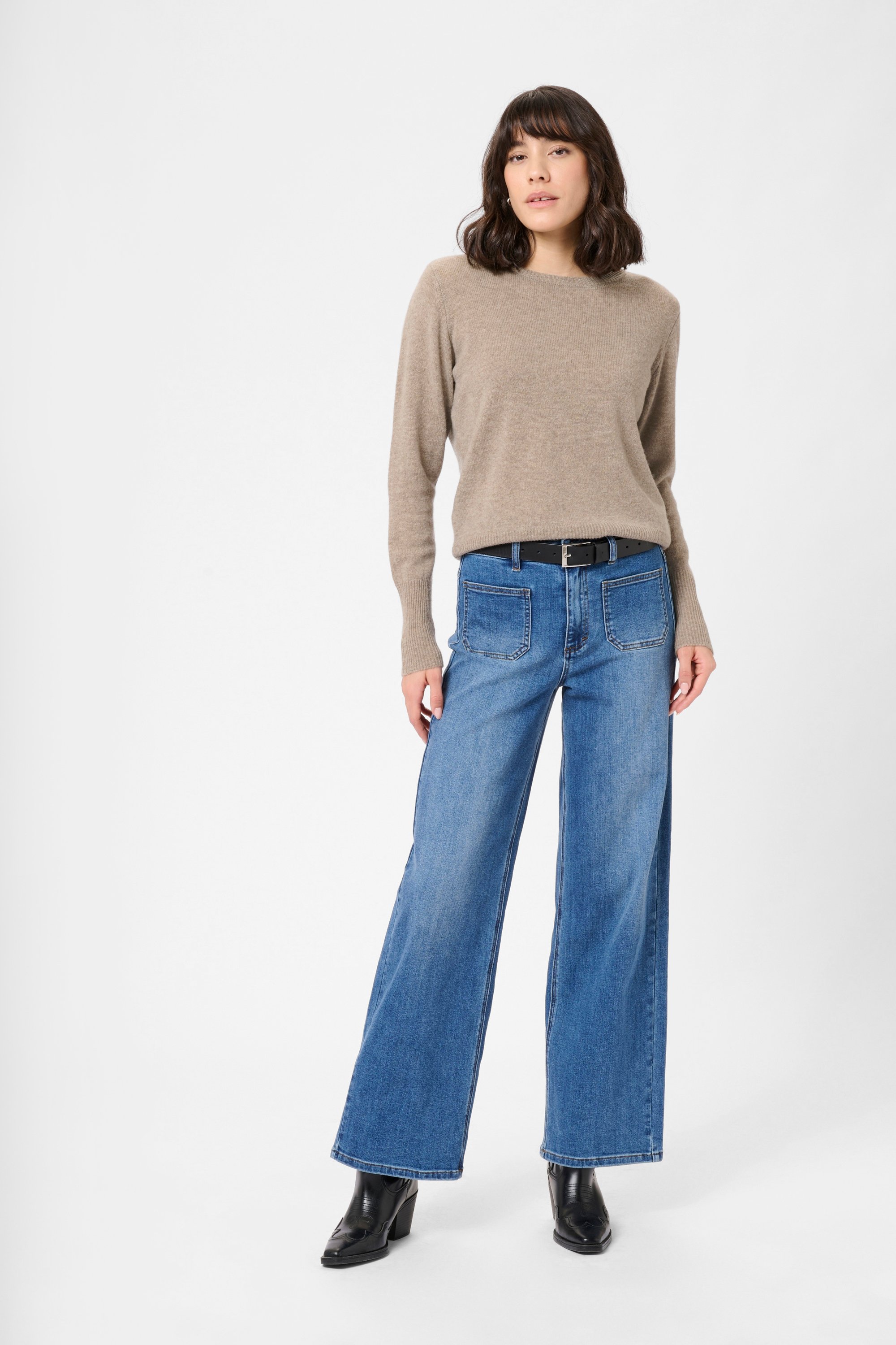 Strickpullover KAcashie Strickpullover Regular fit brown