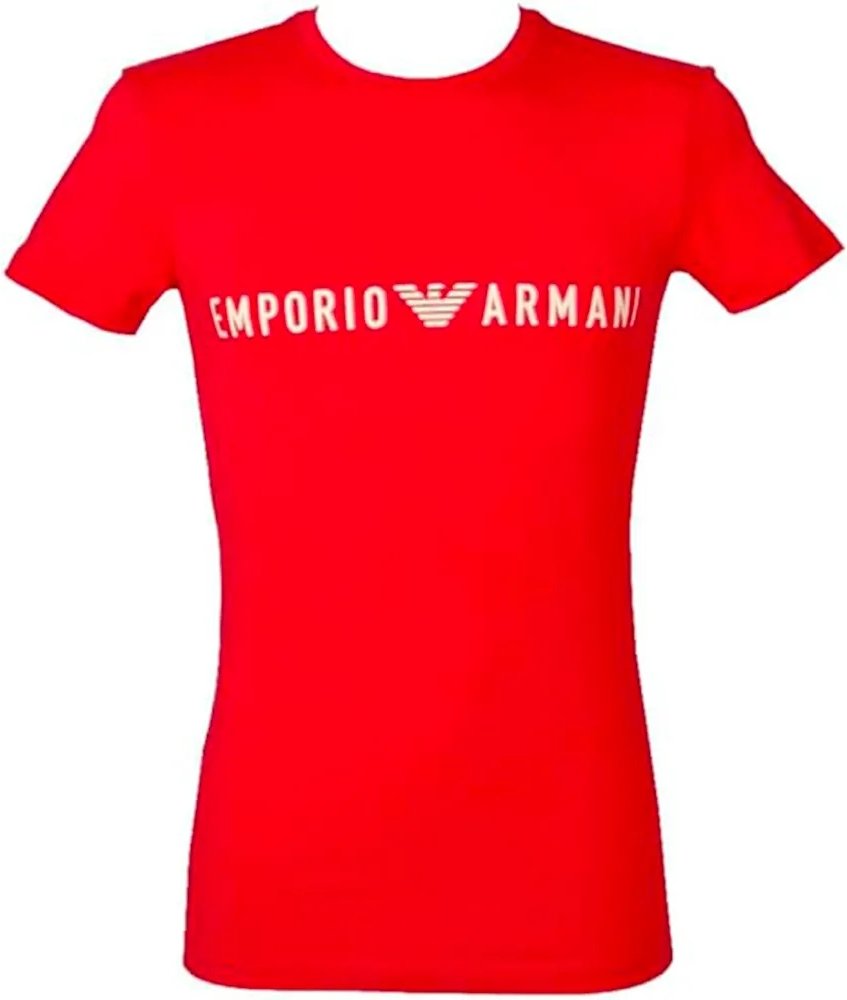Emporio Armani Herren-T-Shirt mit Adler-Motiv