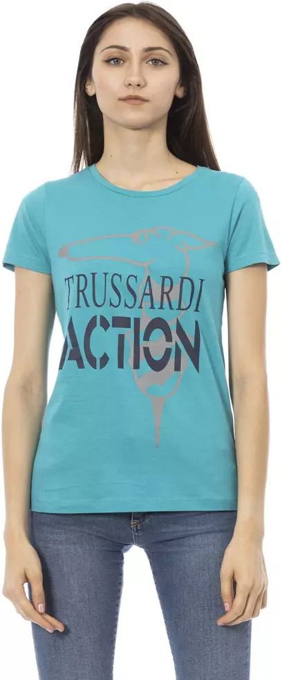 Rundhals Graphic T-Shirt Kurzarm Baumwolloberteil