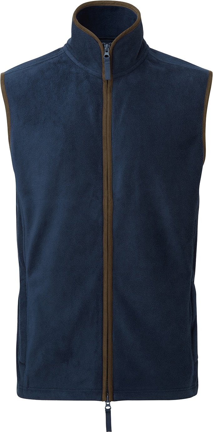 Premier Herren Artisan Fleece-Weste (Marine/Braun)