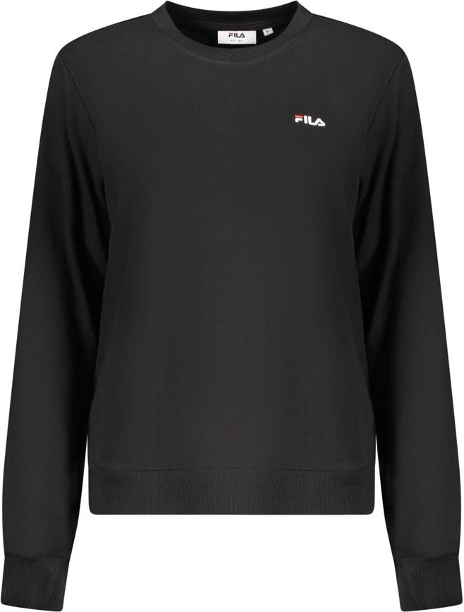 Fila Schwarzes Baumwolle Damen Sweatshirt
