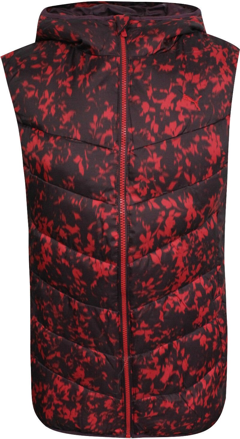 Puma Fun T48 Red gepolsterte Kapuze -Gilet