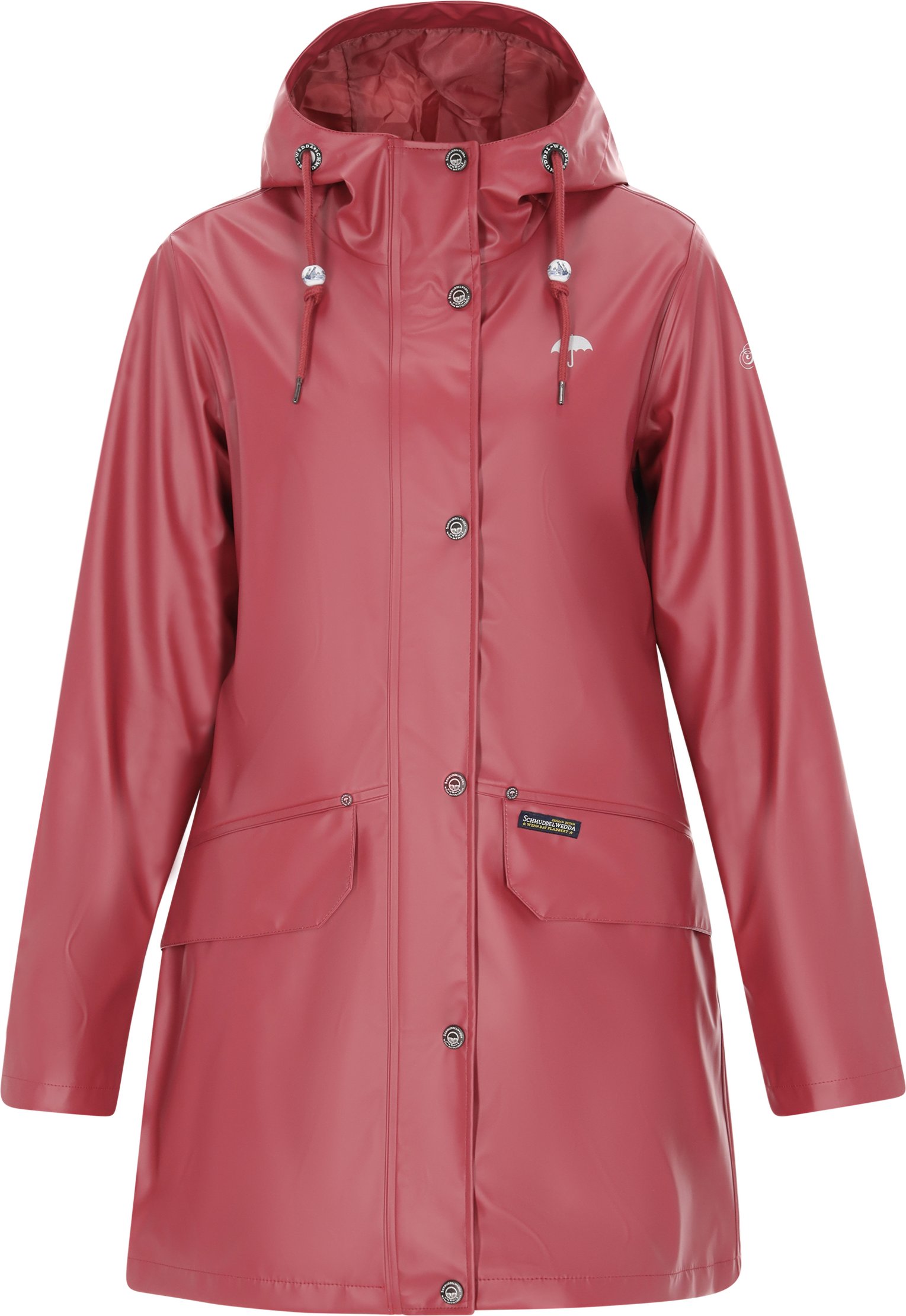 Schmuddelwedda Mantel Frauen Burgund