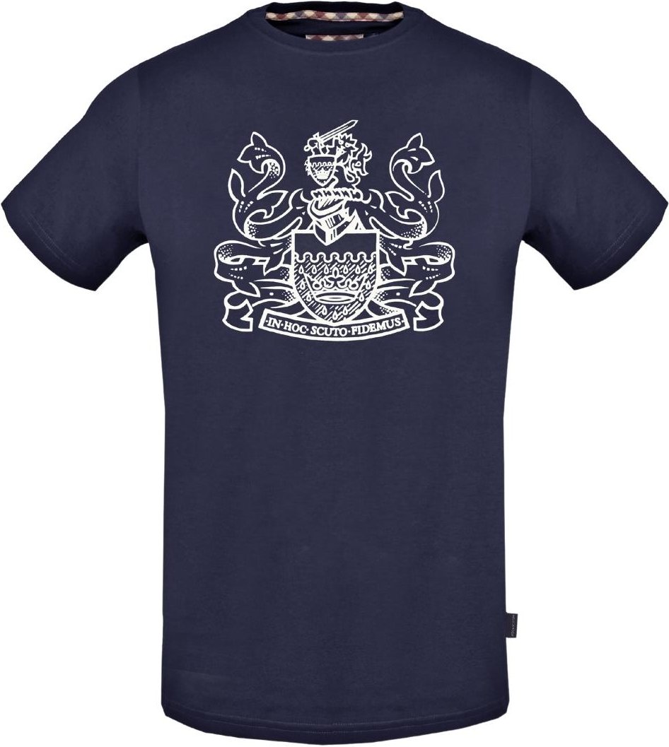 Aquascutum Aldis Wappen Marineblau T-Shirt