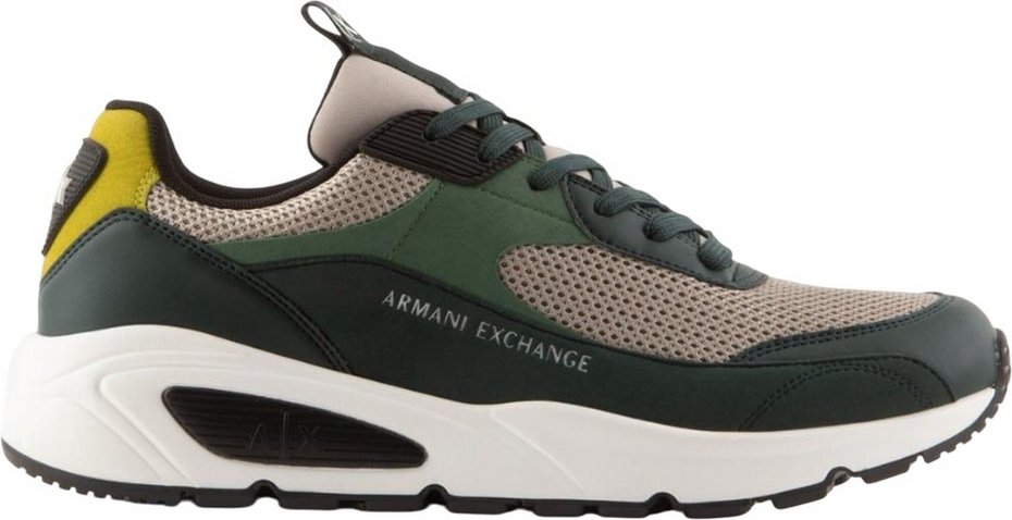 Armani Exchange - Sneaker für Herren, Wildleder (Grün)
