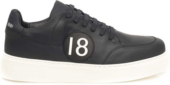 Cerruti 1881 Blue Rindsleder Herren Sneaker
