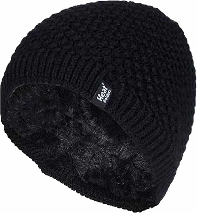 Wärmehalter - Ladies Knit Fleece gefüttert Warm Thermal Beanie Hat