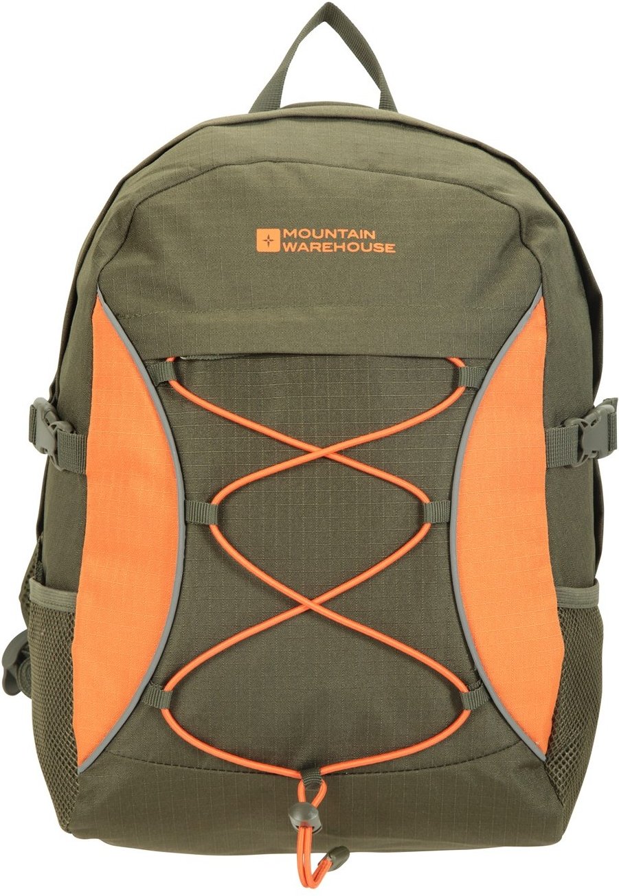 Mountain Warehouse - Rucksack "Bolt", 18 Liter (Khaki/Orange)