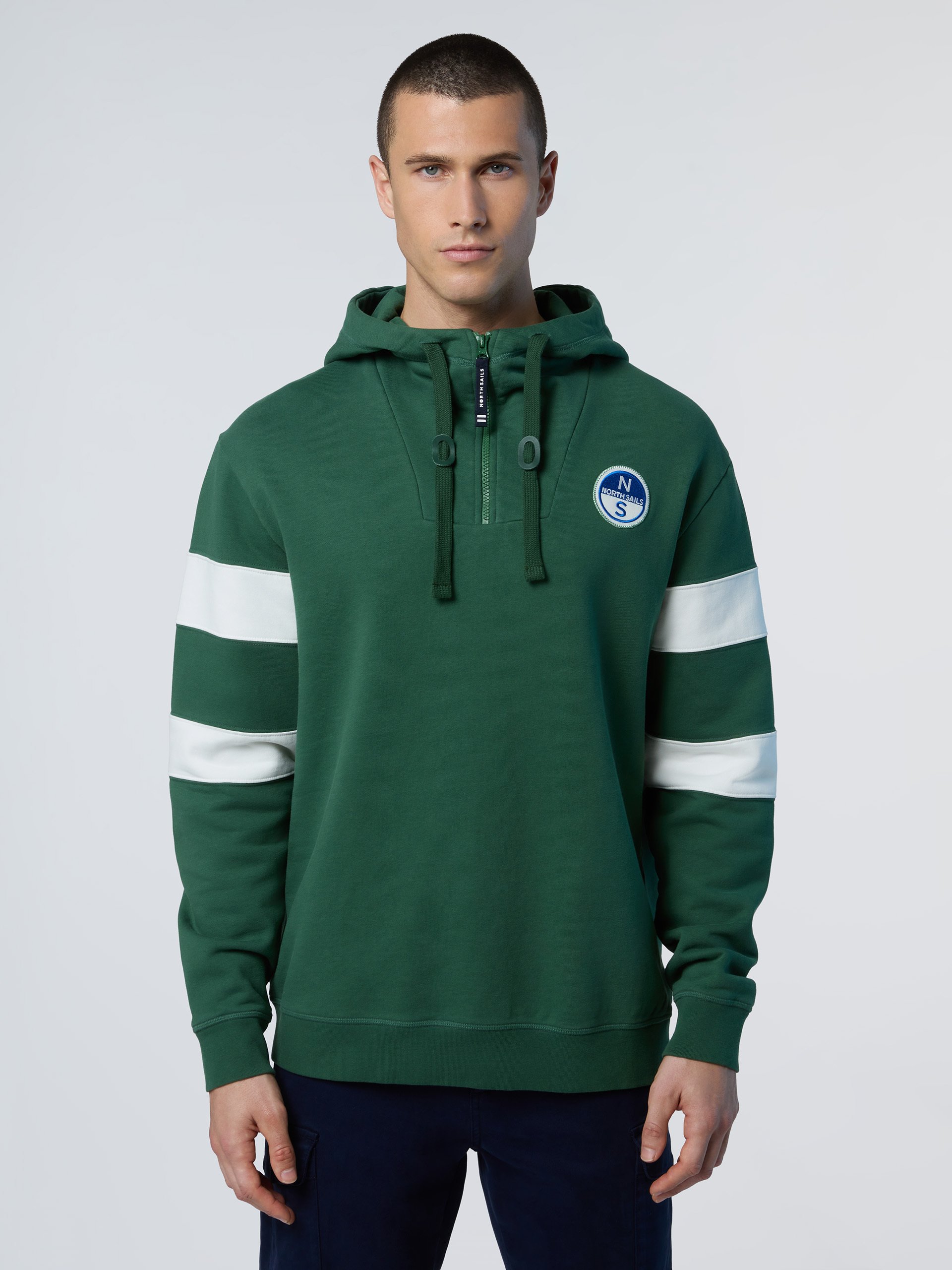 North Sails Hoodie With sleeve stripes