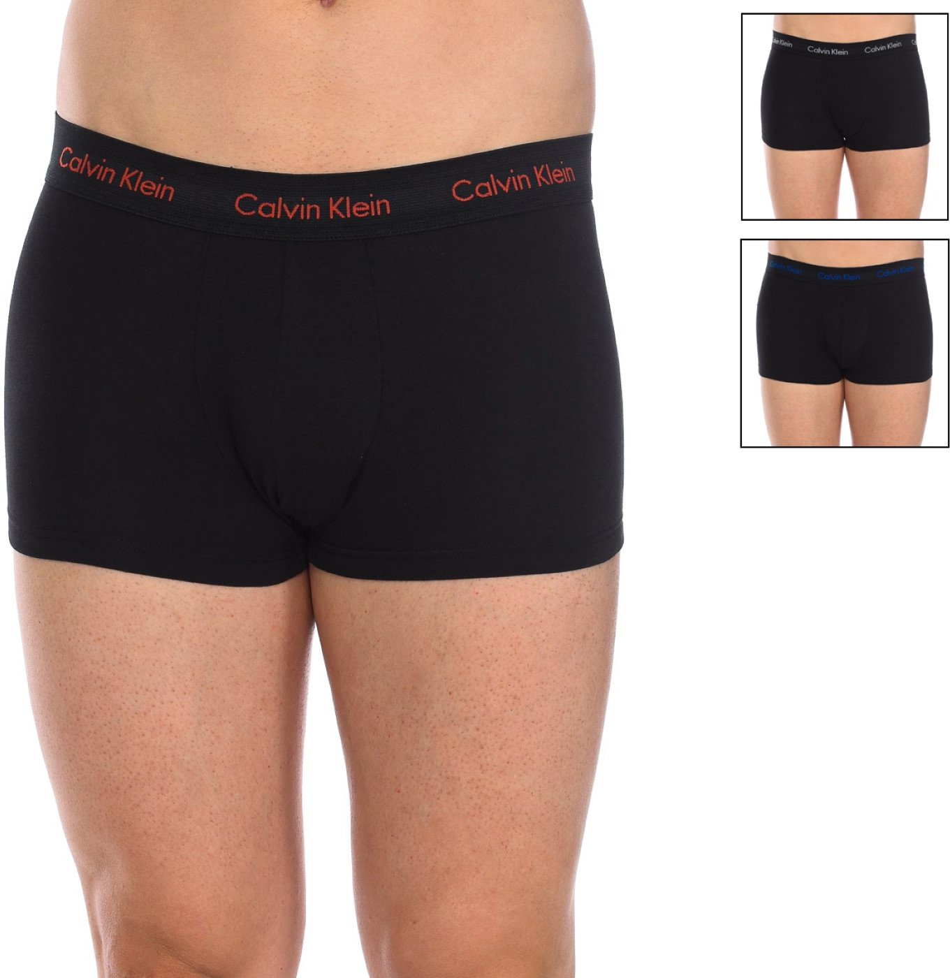 Pack-3 Boxershorts atmungsaktives Material und anatomische Front U2664G Männer