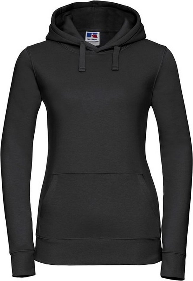 Russell - "Authentic" Kapuzenpullover für Damen (Schwarz)