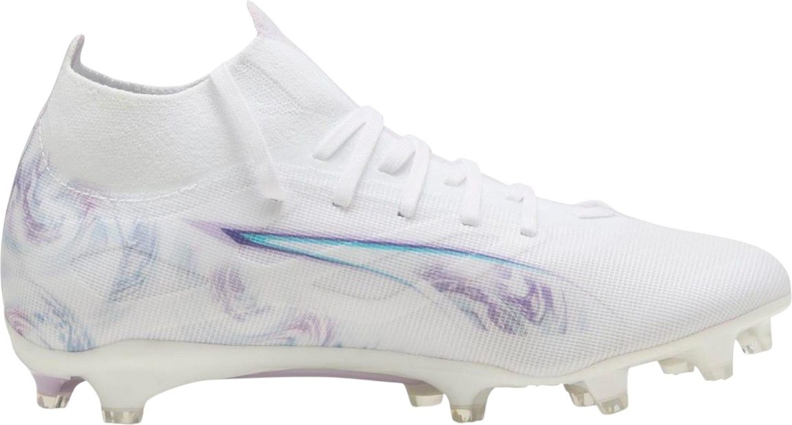 Puma - "Ultra 5 Match+ Brilliance" Fußballschuhe mit festem Boden für Damen (Weiß)