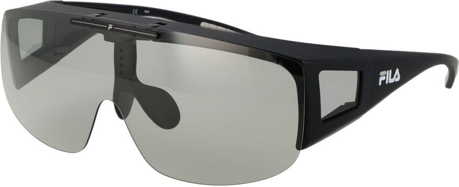 Schild-Sonnenbrille im sportlichen Design