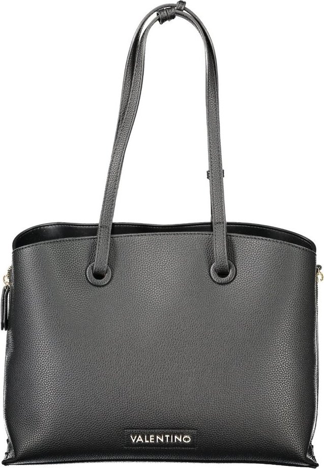 Mario Valentino Schwarze Polyethylen Damenhandtasche