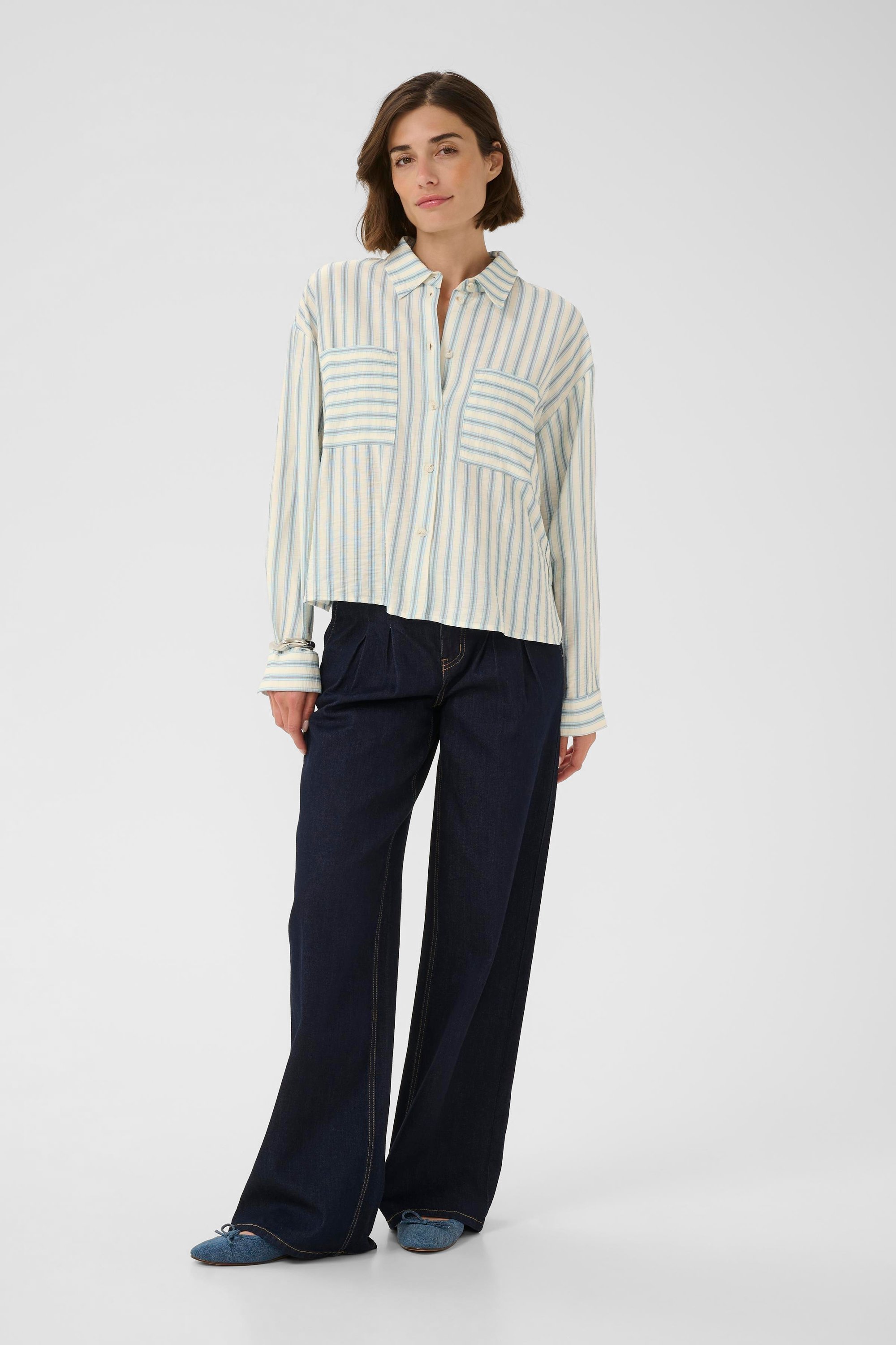 Langarm-Hemd CUantomine Langarm-Hemd Casual fit