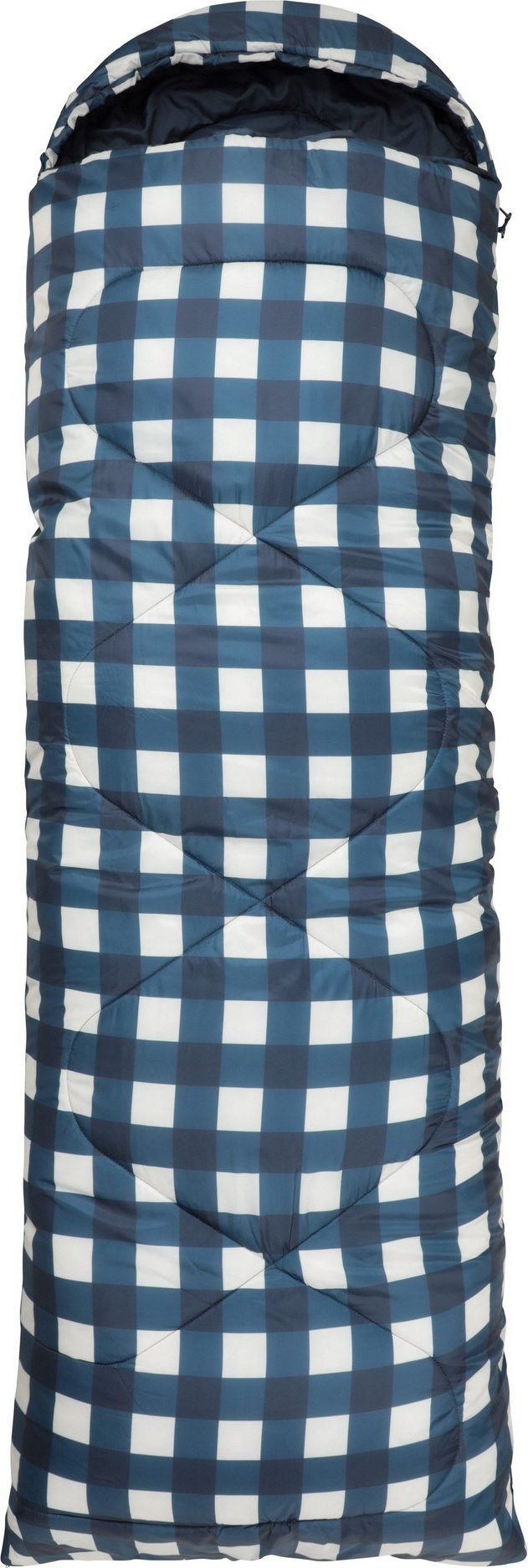 Mountain Warehouse - Schlafsack "Mid Season", Kariert (Dunkelblau)