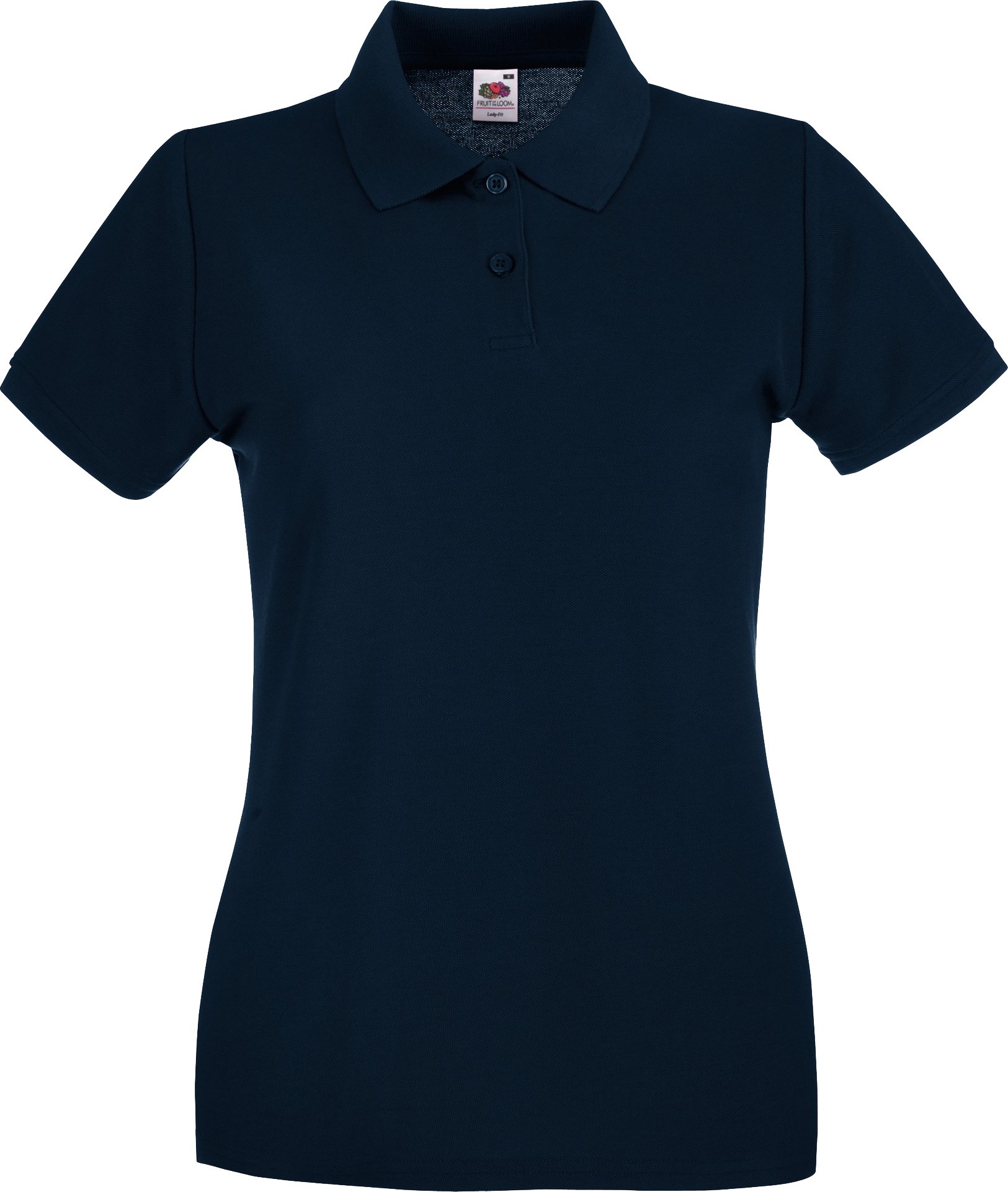 Fruit Of The Loom Damen Lady-Fit Premium Kurzarm-Poloshirt (Deep Navy)